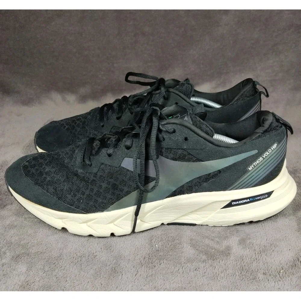 Diadora Blushield Mythos Volo Hip Running  Mens Black Sneakers Shoes Size 12.5‎
